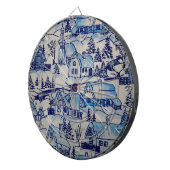  kerstvakantiedorp dartbord (Voorkant Rechts)