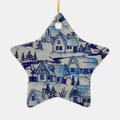  kerstvakantiedorp keramisch ornament (Voorkant)