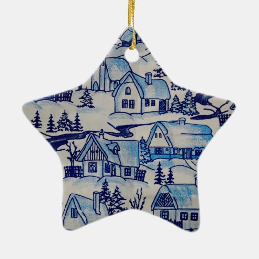  kerstvakantiedorp keramisch ornament (Achterkant)