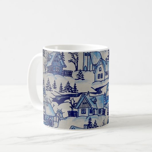  kerstvakantiedorp koffiemok (Voorkant links)