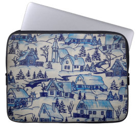  kerstvakantiedorp laptop sleeve