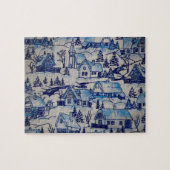  kerstvakantiedorp legpuzzel (Horizontaal)