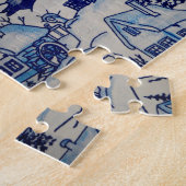  kerstvakantiedorp legpuzzel (Zijkant)