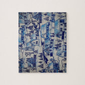  kerstvakantiedorp legpuzzel (Verticaal)