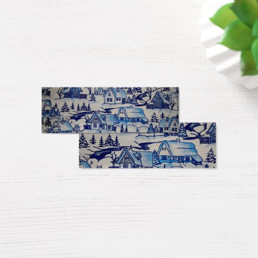  kerstvakantiedorp mini visitekaartjes (Bureau)