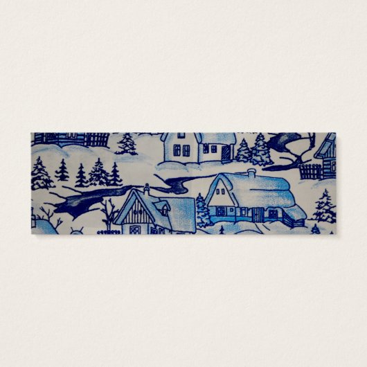  kerstvakantiedorp mini visitekaartjes (Achterkant)