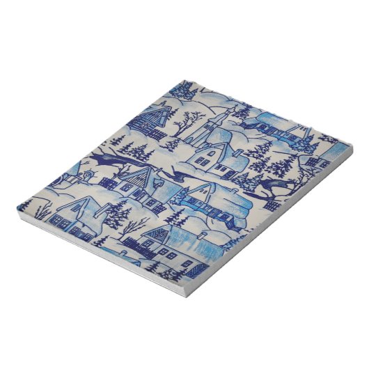  kerstvakantiedorp notitieblok (Linkerzijde)