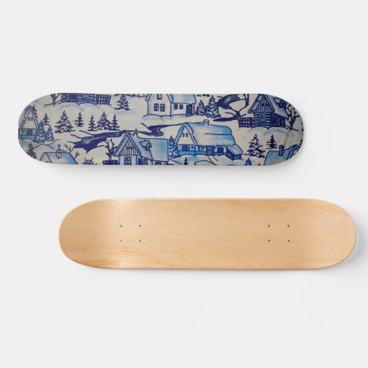  kerstvakantiedorp persoonlijk skateboard (Horizontaal)