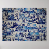  kerstvakantiedorp poster (Voorkant)