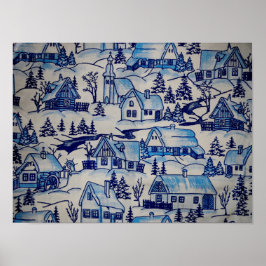 kerstvakantiedorp poster