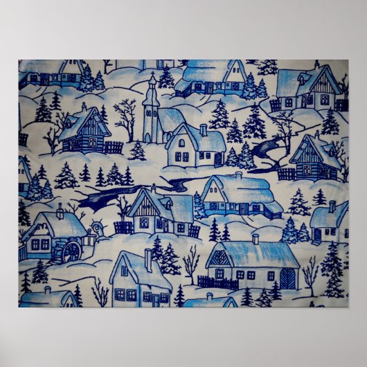  kerstvakantiedorp poster (Voorkant)