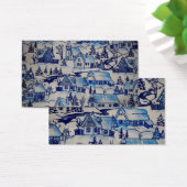 kerstvakantiedorp visitekaartje (Bureau)