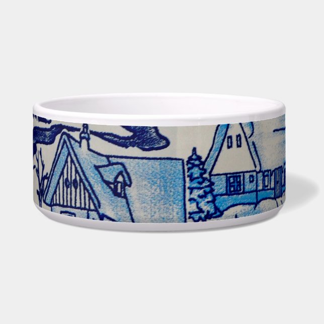  kerstvakantiedorp voerbakje (Voorkant)