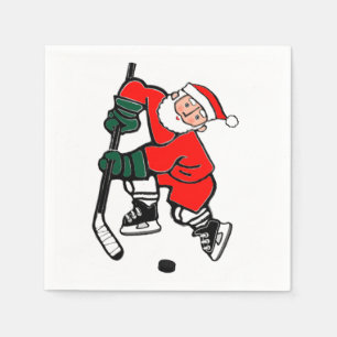 Kerstvakantiefeest Hockey Servetten