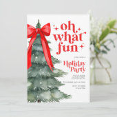 Kerstvakantiefeest Oh wat leuk Kaart (Staand voorkant)