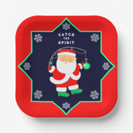 Kerstvakantiefeest Papieren Bordje