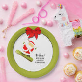 Kerstvakantiefeest Papieren Bordje (Feest)