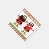 Kerstvakantiefeest Servet (Hoek)