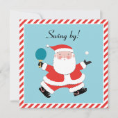 Kerstvakantiefeest Uitnodigingen (Voorkant)