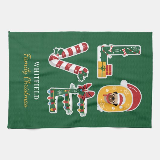 Kerstvakantiehuisje Theedoek (Horizontaal)