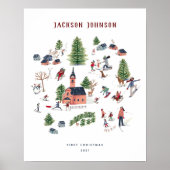 Kerstvakantiehuizen | Poster | Kunstprint (Voorkant)