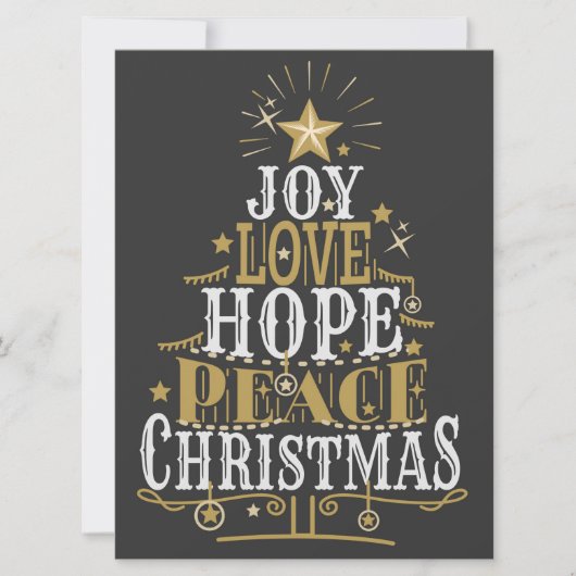 Kerstvakantiekaart Feestdagenkaart (Voorkant)