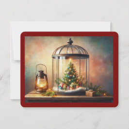 Kerstvakantiekaart Feestdagenkaart