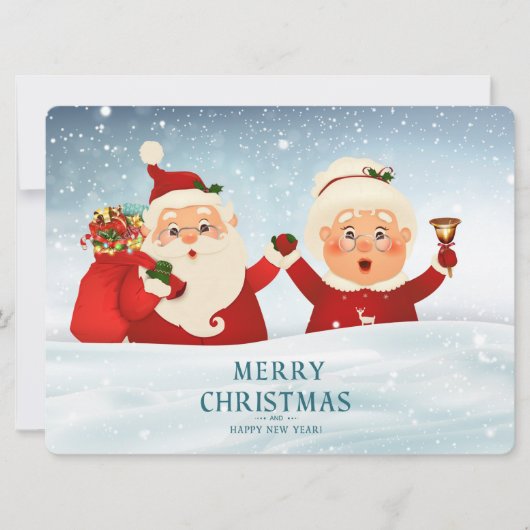 Kerstvakantiekaart Feestdagenkaart (Voorkant)