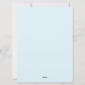 Kerstvakantiekaart Feestdagenkaart (Achterkant)