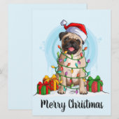 Kerstvakantiekaart Feestdagenkaart (Voorkant / Achterkant)