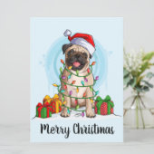 Kerstvakantiekaart Feestdagenkaart (Staand voorkant)