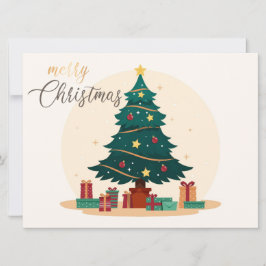 Kerstvakantiekaart Feestdagenkaart