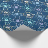 kerstvakantiepatroon. cadeaupapier (Hoek)