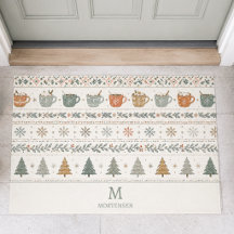 Kerstvakantiepatroon Monogram