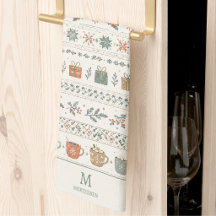 Kerstvakantiepatroon Monogram