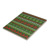 Kerstvakantiepatroon Tegeltje (Zijkant)