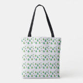 kerstvakantiepatroon tote bag (Achterkant)