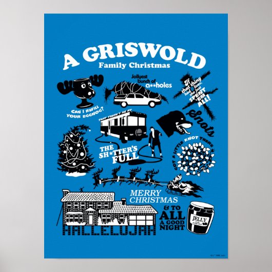 Kerstvakantiepictogrammen en offertes poster (Voorkant)