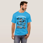 Kerstvakantiepictogrammen en offertes t-shirt (Voorkant volledig)