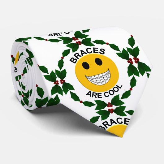 kerstvakantieraces zijn kool Stropdas (Opgerold)