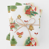 kerstvakanties inpakpapier vel (In situ)