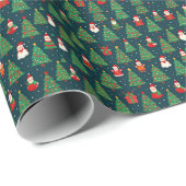 Kerstvakantiethema Cadeaupapier (Rol Hoek)