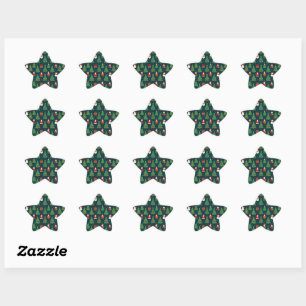 Kerstvakantiethema Ster Sticker