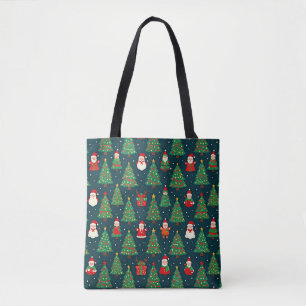 Kerstvakantiethema Tote Bag