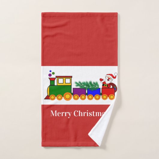 Kerstvakantietrein/handdoek Handdoek (Handdoek)