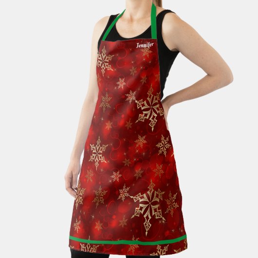  kerstvakantievakantiepron - Aangepaste naam Schort (Insitu)