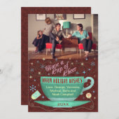 kerstvakantieverlof - Aangepaste foto Feestdagenkaart (Voorkant / Achterkant)