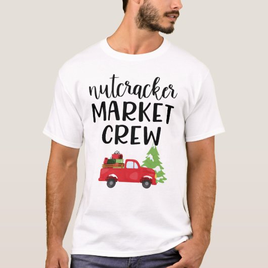kerstvakantiewinkels voor de Nutkraker Market - T-shirt (Voorkant)