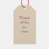 Kerstvakkerkaarsen Cadeaubijsluiter Cadeaulabel (Achterkant)