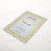 kerstval Berry Garden | Uitnodiging Folie (Gedraaid)